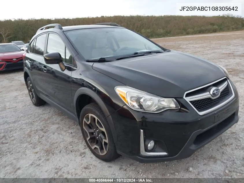 2016 Subaru Crosstrek 2.0I Premium VIN: JF2GPABC1G8305642 Lot: 40566444