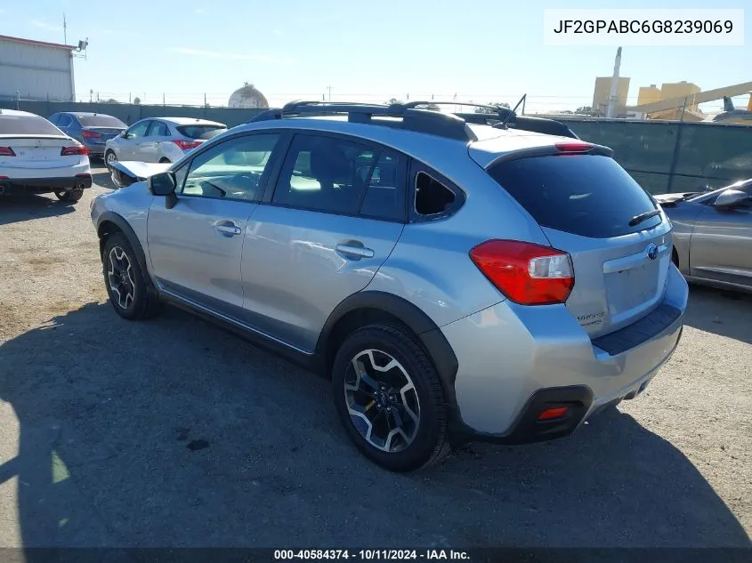 2016 Subaru Crosstrek 2.0I Premium VIN: JF2GPABC6G8239069 Lot: 40584374