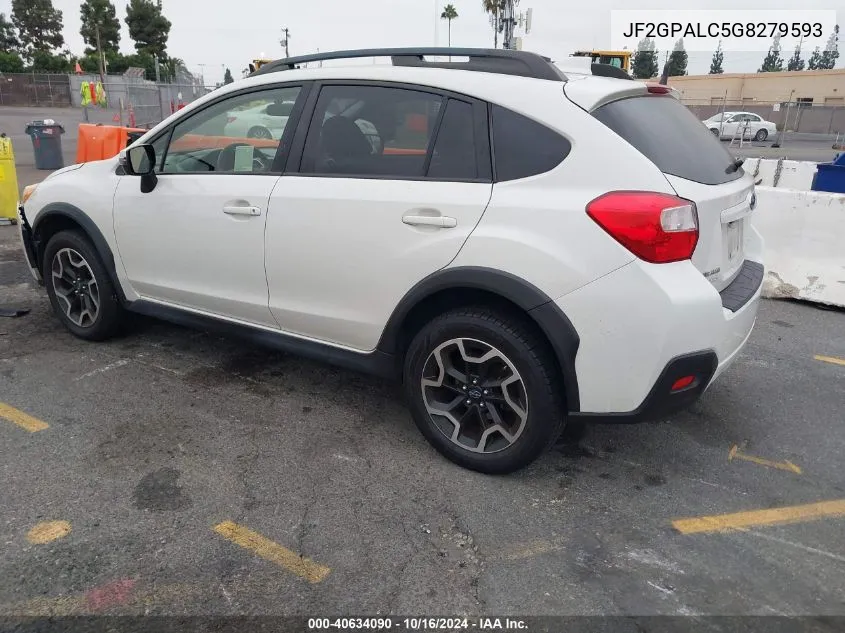 2016 Subaru Crosstrek 2.0I Limited VIN: JF2GPALC5G8279593 Lot: 40634090