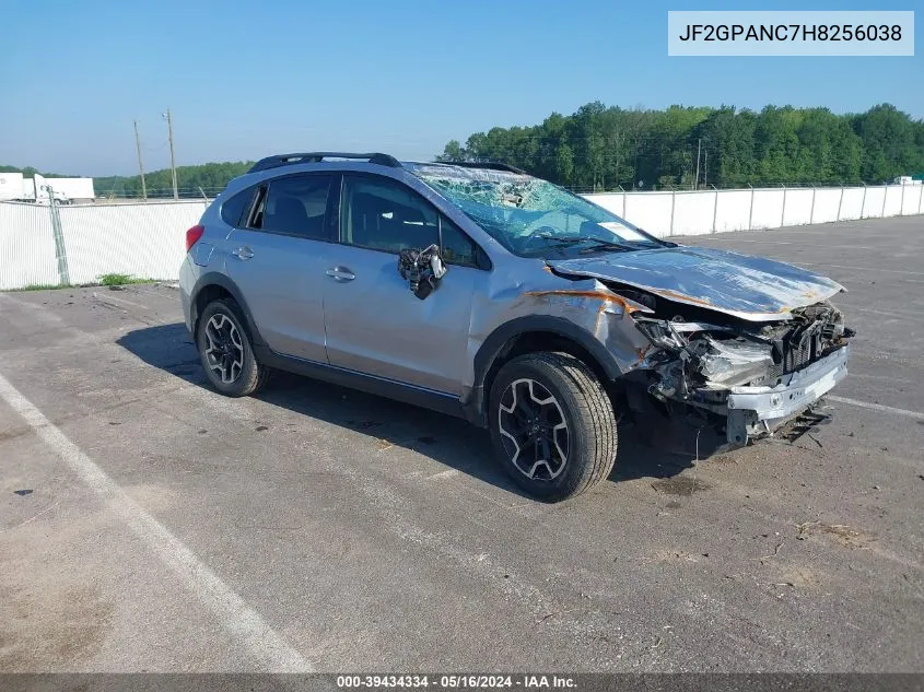 2017 Subaru Crosstrek 2.0I Limited VIN: JF2GPANC7H8256038 Lot: 39434334