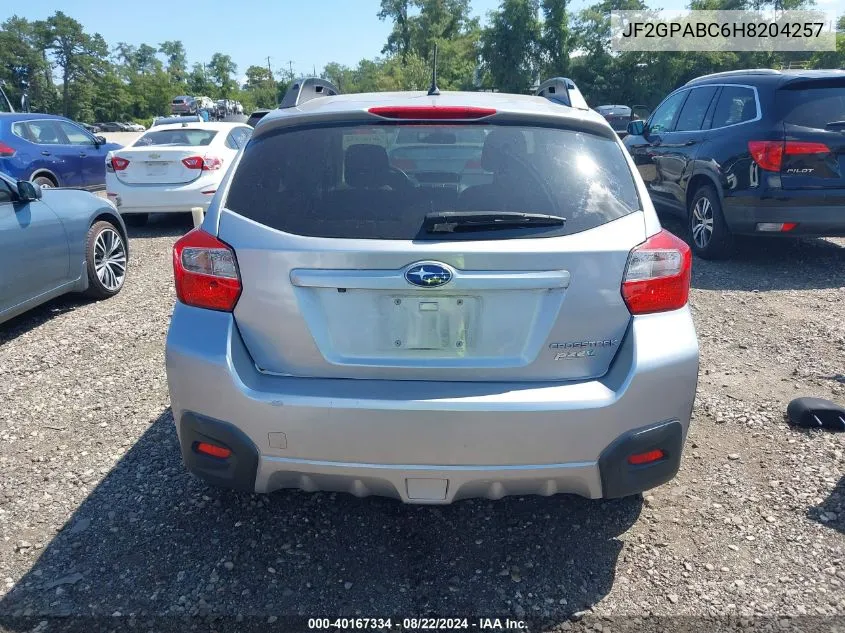 JF2GPABC6H8204257 2017 Subaru Crosstrek 2.0I Premium