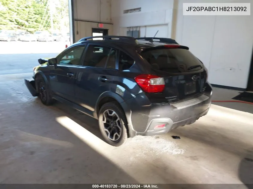 JF2GPABC1H8213092 2017 Subaru Crosstrek 2.0I Premium