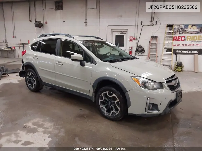 JF2GPABC5HG235506 2017 Subaru Crosstrek 2.0I Premium