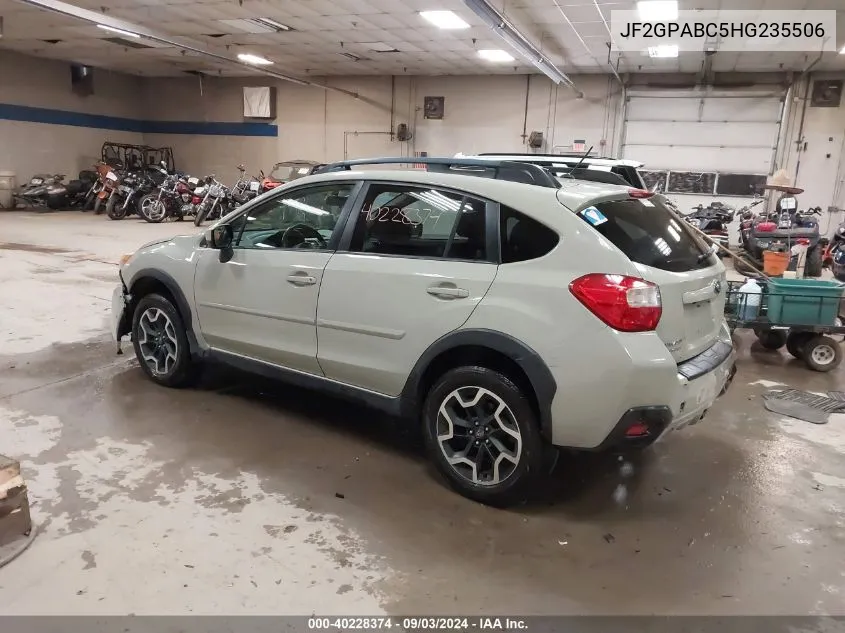 JF2GPABC5HG235506 2017 Subaru Crosstrek 2.0I Premium