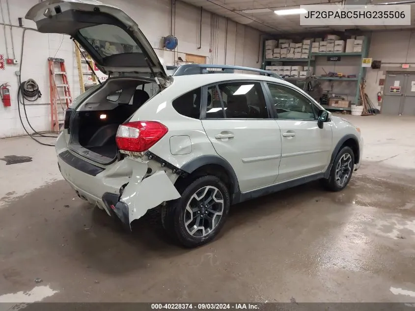 JF2GPABC5HG235506 2017 Subaru Crosstrek 2.0I Premium