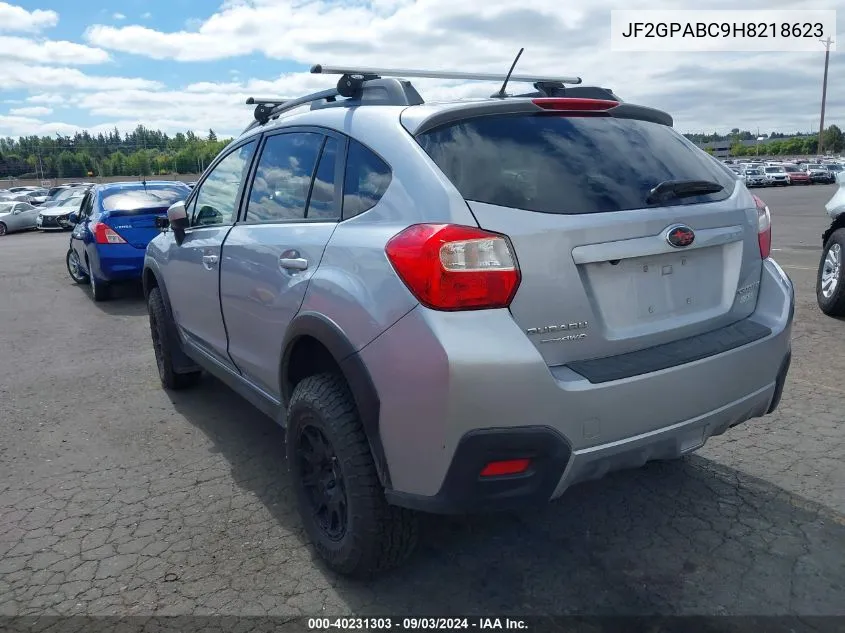 2017 Subaru Crosstrek 2.0I Premium VIN: JF2GPABC9H8218623 Lot: 40231303