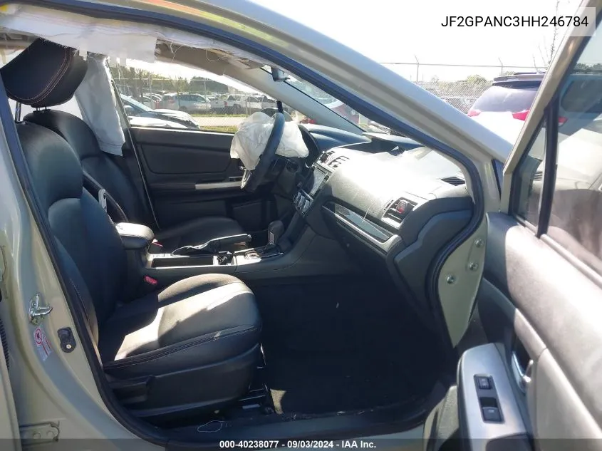 JF2GPANC3HH246784 2017 Subaru Crosstrek 2.0I Limited