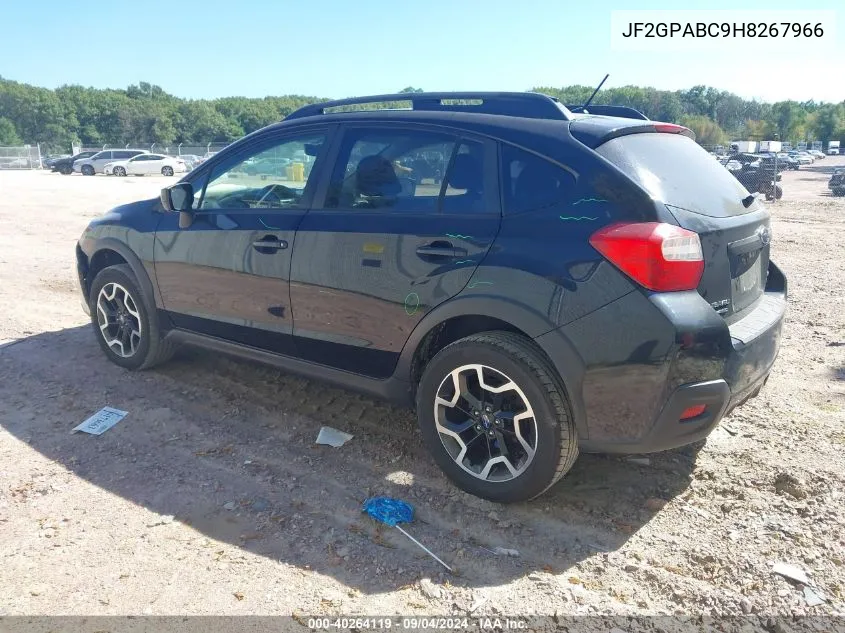 2017 Subaru Crosstrek 2.0I Premium VIN: JF2GPABC9H8267966 Lot: 40264119