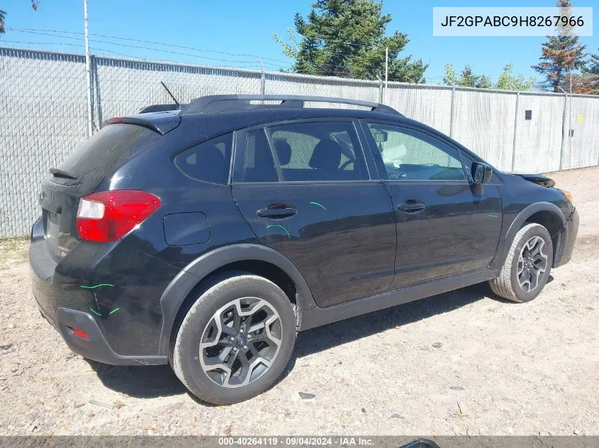 2017 Subaru Crosstrek 2.0I Premium VIN: JF2GPABC9H8267966 Lot: 40264119