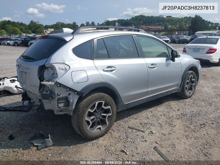 2017 Subaru Crosstrek 2.0I Premium VIN: JF2GPADC3H8237813 Lot: 40295464