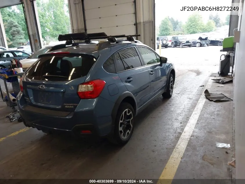 2017 Subaru Crosstrek Premium VIN: JF2GPABC6H8272249 Lot: 40303699