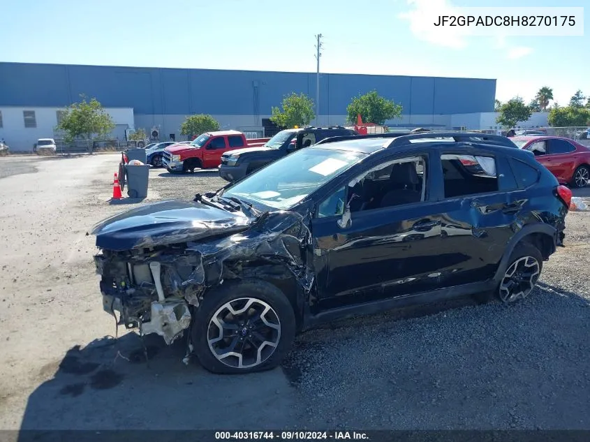 JF2GPADC8H8270175 2017 Subaru Crosstrek 2.0I Premium