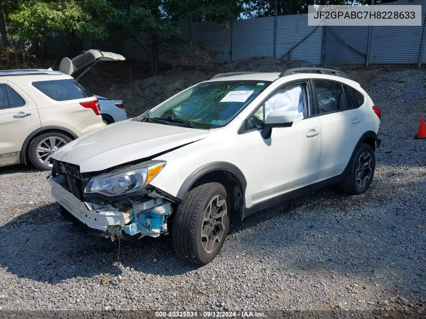 2017 Subaru Crosstrek Premium VIN: JF2GPABC7H8228633 Lot: 40325531