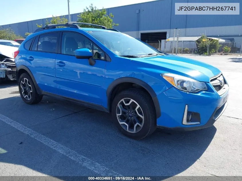 2017 Subaru Crosstrek 2.0I Premium VIN: JF2GPABC7HH267741 Lot: 40334651