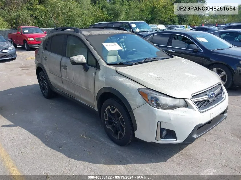 2017 Subaru Crosstrek 2.0I Limited VIN: JF2GPANCXH8261654 Lot: 40338122