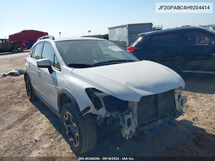 2017 Subaru Crosstrek 2.0I Premium VIN: JF2GPABC4H9204414 Lot: 40346254