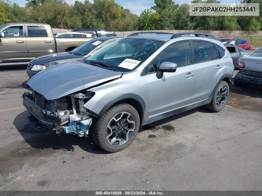 2017 Subaru Crosstrek Limited VIN: JF2GPAKC2HH253441 Lot: 40410929