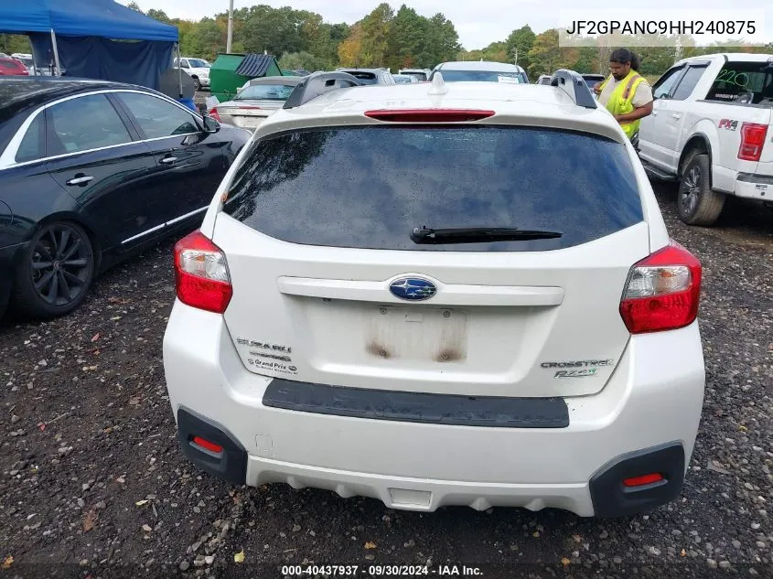 2017 Subaru Crosstrek 2.0I Limited VIN: JF2GPANC9HH240875 Lot: 40437937