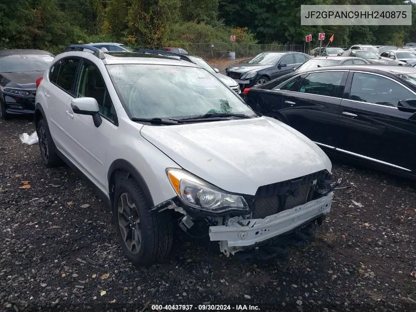 2017 Subaru Crosstrek 2.0I Limited VIN: JF2GPANC9HH240875 Lot: 40437937