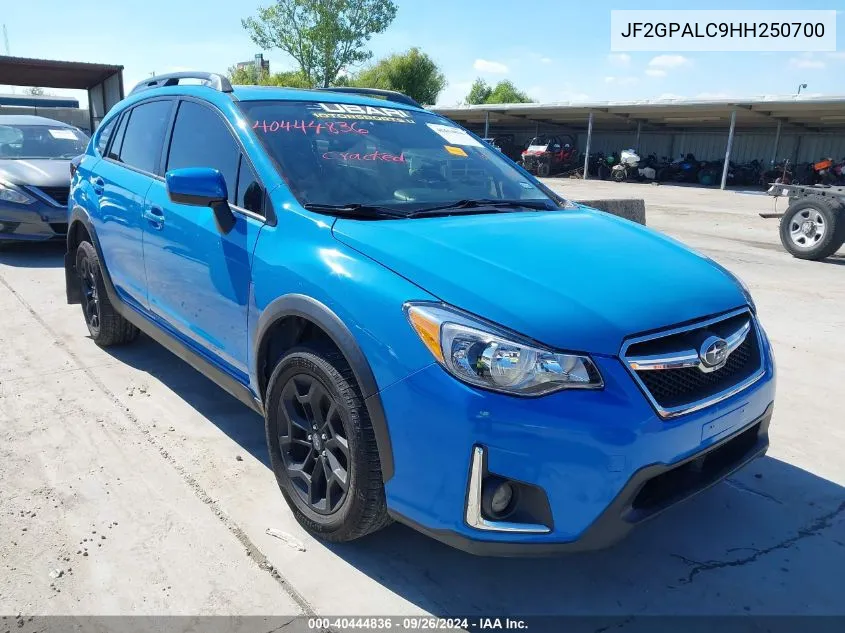 2017 Subaru Crosstrek 2.0I Limited VIN: JF2GPALC9HH250700 Lot: 40444836