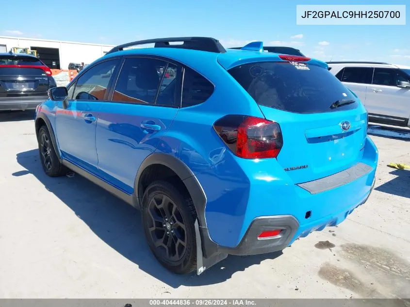 2017 Subaru Crosstrek 2.0I Limited VIN: JF2GPALC9HH250700 Lot: 40444836