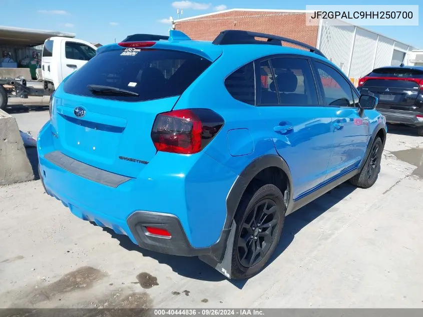 2017 Subaru Crosstrek 2.0I Limited VIN: JF2GPALC9HH250700 Lot: 40444836