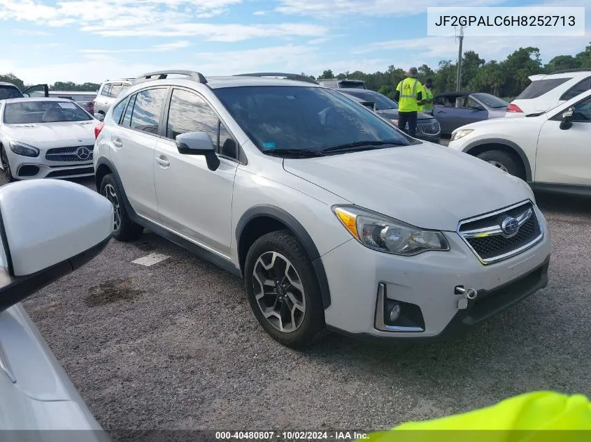 2017 Subaru Crosstrek Limited VIN: JF2GPALC6H8252713 Lot: 40480807