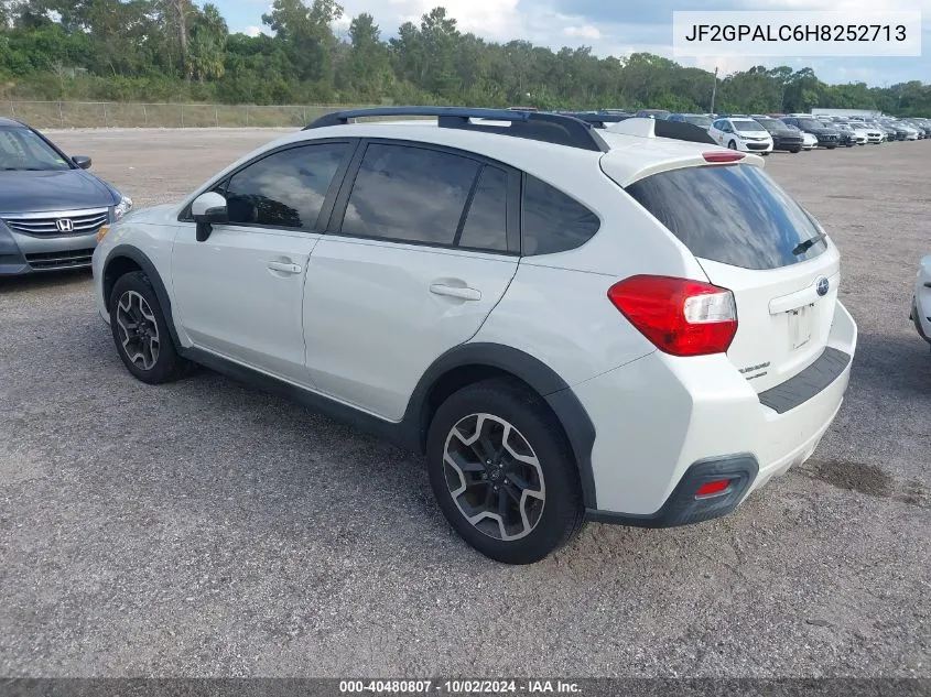 2017 Subaru Crosstrek Limited VIN: JF2GPALC6H8252713 Lot: 40480807