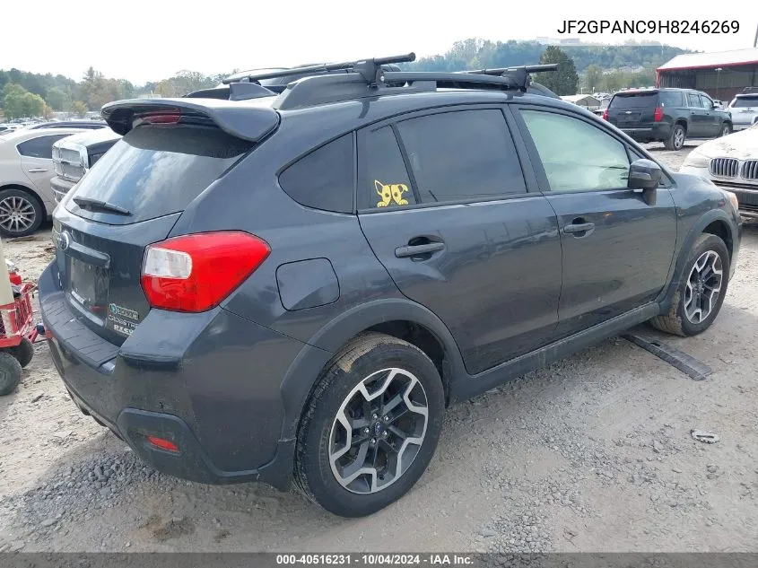 2017 Subaru Crosstrek 2.0I Limited VIN: JF2GPANC9H8246269 Lot: 40516231