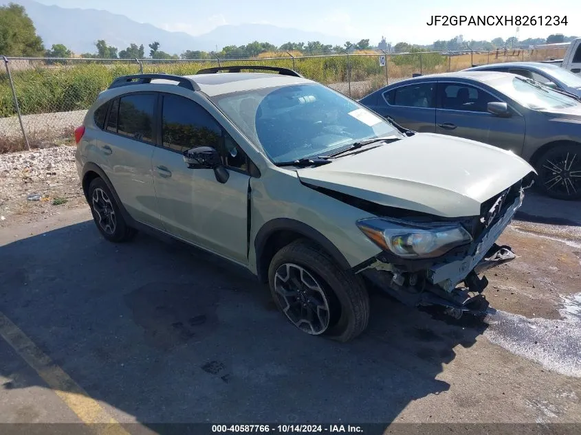 2017 Subaru Crosstrek 2.0I Limited VIN: JF2GPANCXH8261234 Lot: 40587766