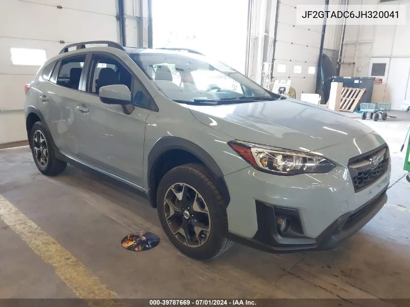 2018 Subaru Crosstrek 2.0I Premium VIN: JF2GTADC6JH320041 Lot: 39787669