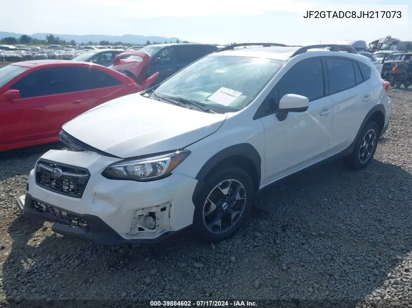 2018 Subaru Crosstrek 2.0I Premium VIN: JF2GTADC8JH217073 Lot: 39884602