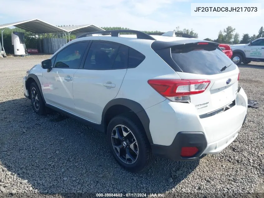 2018 Subaru Crosstrek 2.0I Premium VIN: JF2GTADC8JH217073 Lot: 39884602