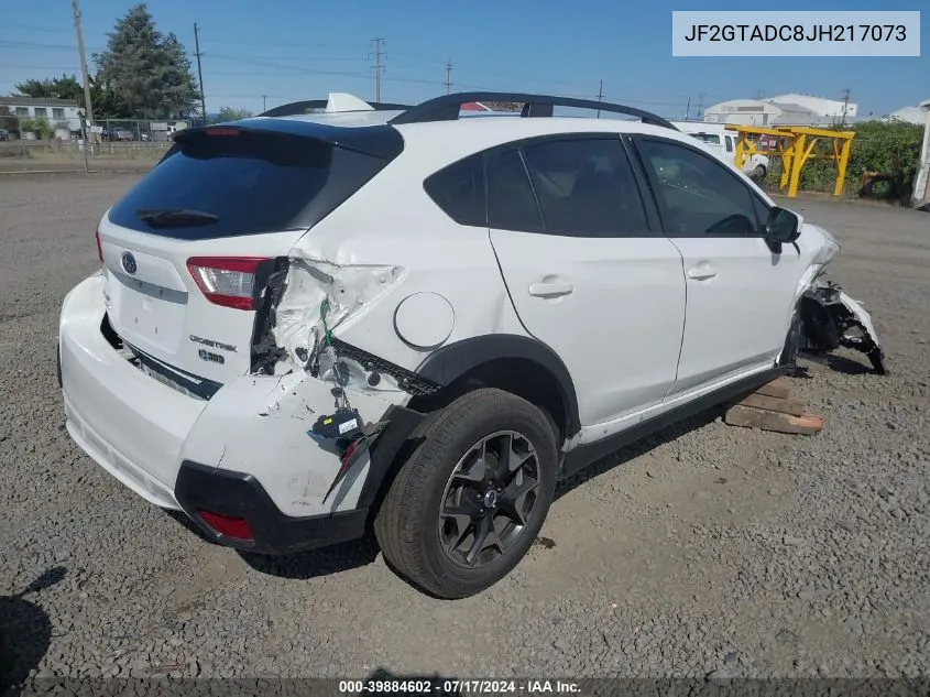 2018 Subaru Crosstrek 2.0I Premium VIN: JF2GTADC8JH217073 Lot: 39884602