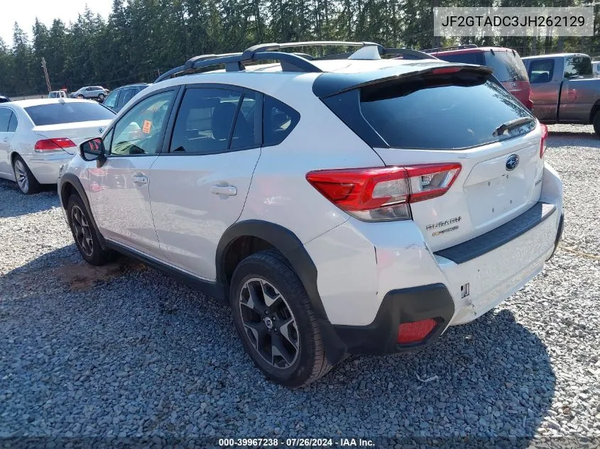 2018 Subaru Crosstrek 2.0I Premium VIN: JF2GTADC3JH262129 Lot: 39967238