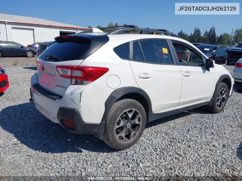 2018 Subaru Crosstrek 2.0I Premium VIN: JF2GTADC3JH262129 Lot: 39967238