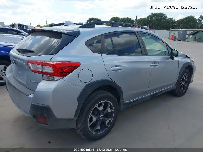 2018 Subaru Crosstrek 2.0I Premium VIN: JF2GTACC9JH267207 Lot: 40090511