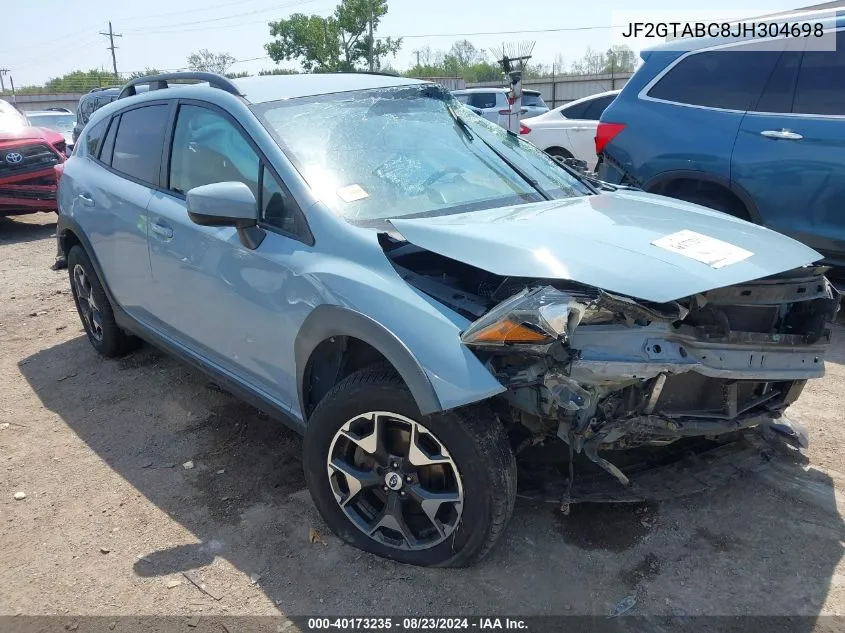 2018 Subaru Crosstrek 2.0I Premium VIN: JF2GTABC8JH304698 Lot: 40173235