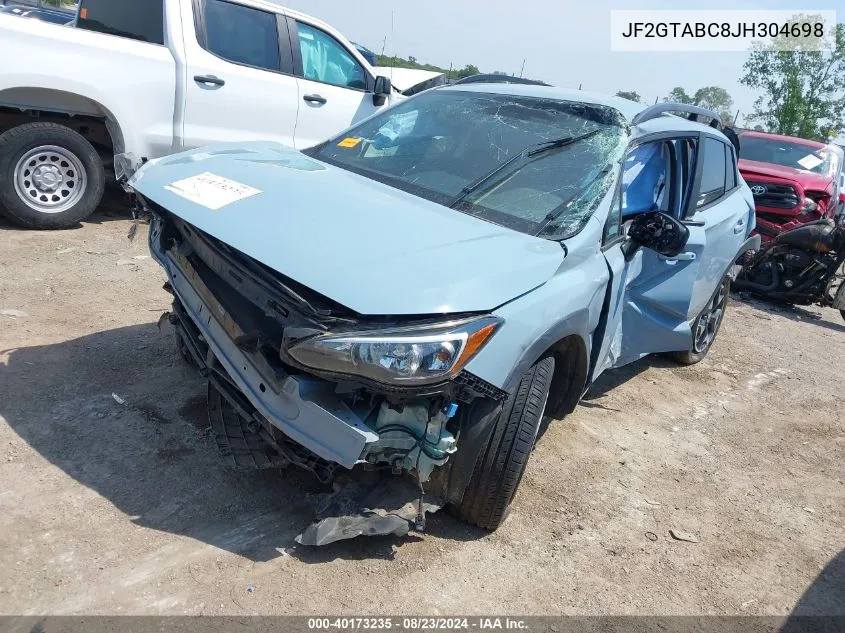 JF2GTABC8JH304698 2018 Subaru Crosstrek 2.0I Premium