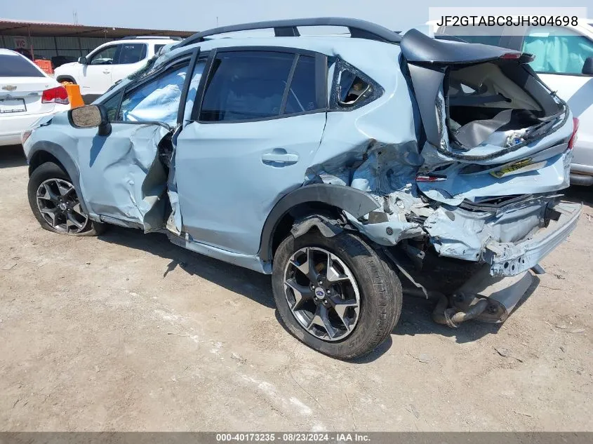 JF2GTABC8JH304698 2018 Subaru Crosstrek 2.0I Premium