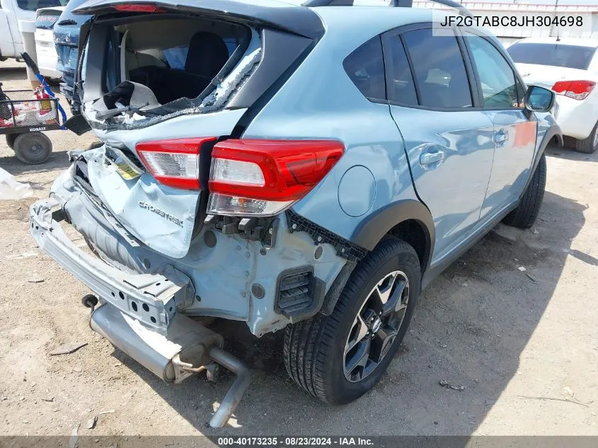 JF2GTABC8JH304698 2018 Subaru Crosstrek 2.0I Premium