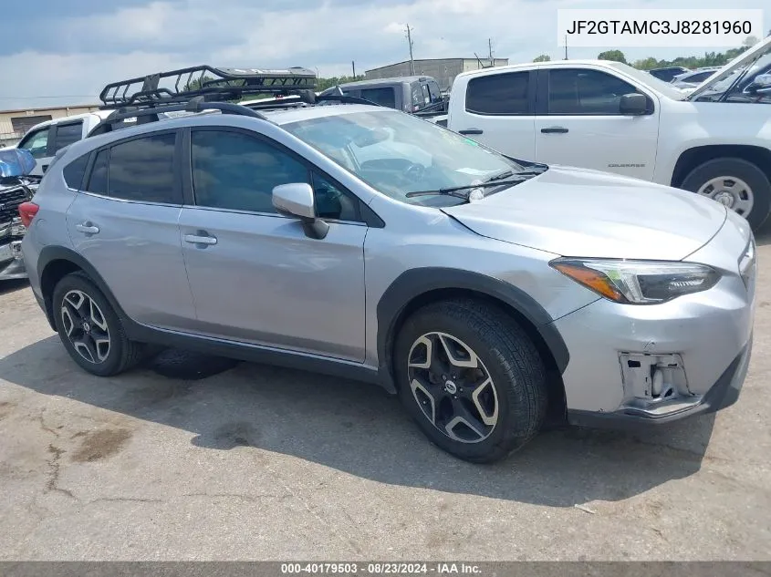 2018 Subaru Crosstrek 2.0I Limited VIN: JF2GTAMC3J8281960 Lot: 40179503