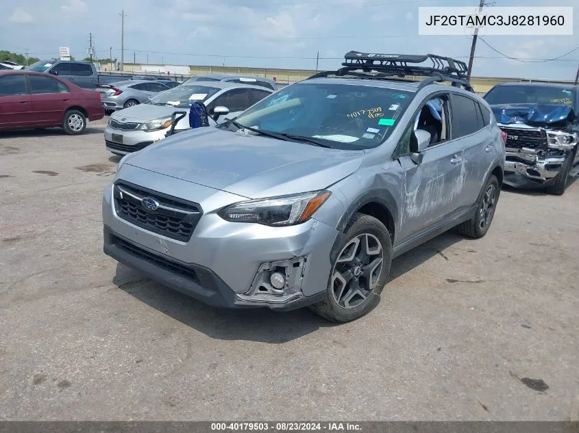 2018 Subaru Crosstrek 2.0I Limited VIN: JF2GTAMC3J8281960 Lot: 40179503