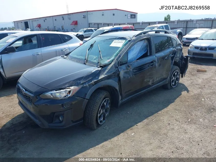 JF2GTABC2J8269558 2018 Subaru Crosstrek 2.0I Premium