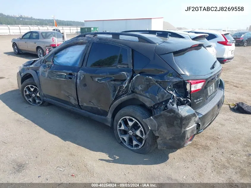 2018 Subaru Crosstrek 2.0I Premium VIN: JF2GTABC2J8269558 Lot: 40254924