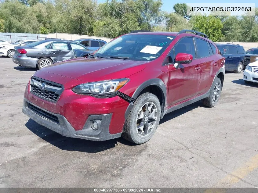 JF2GTABC5JG322663 2018 Subaru Crosstrek 2.0I Premium