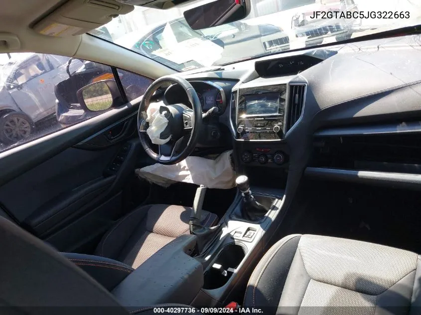 JF2GTABC5JG322663 2018 Subaru Crosstrek 2.0I Premium