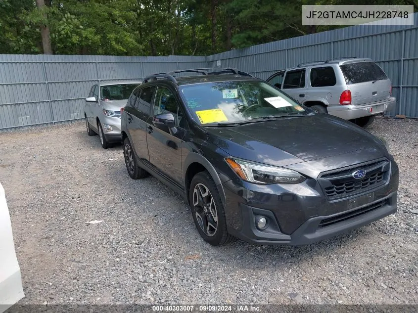 2018 Subaru Crosstrek Limited VIN: JF2GTAMC4JH228748 Lot: 40303007