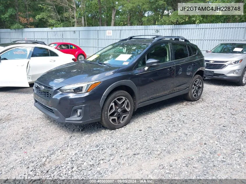 2018 Subaru Crosstrek Limited VIN: JF2GTAMC4JH228748 Lot: 40303007