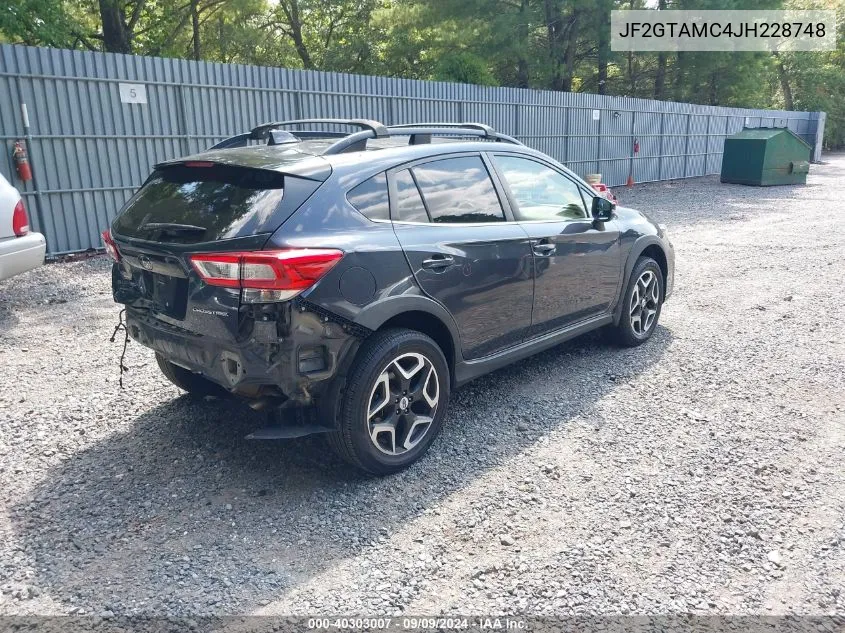 2018 Subaru Crosstrek Limited VIN: JF2GTAMC4JH228748 Lot: 40303007